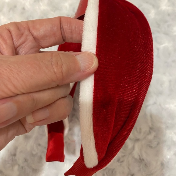 🎄🎄Capelli Ladies Christmas/Holiday Red & White Knotted Headband - Picture 6 of 9